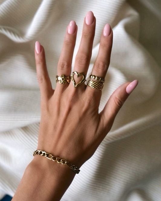 Manon kædearmbånd – Guld - Chant du Matin