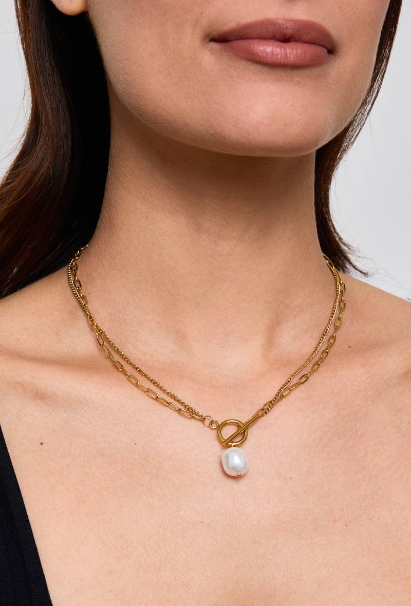 Victoire dobbelt halskæde – Sølv - Chant du Matin