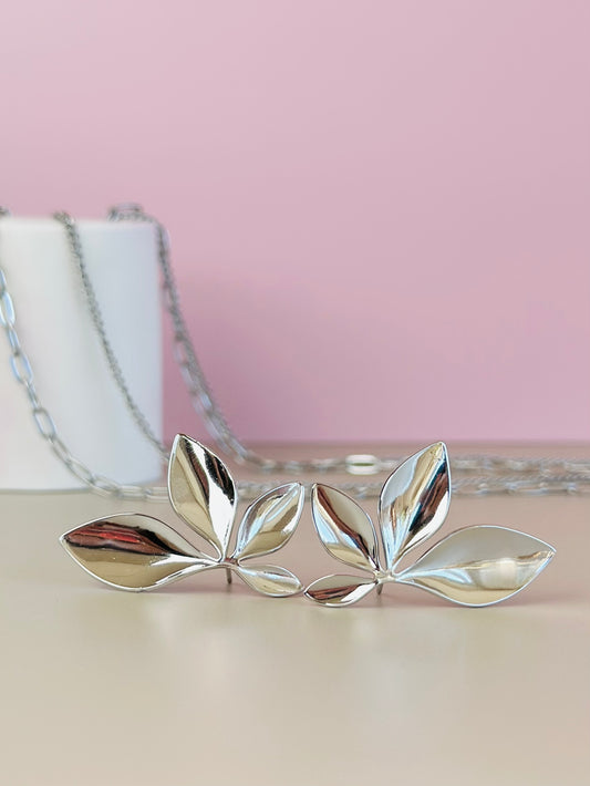 Fleur øreringe - Sølv - Chant du Matin