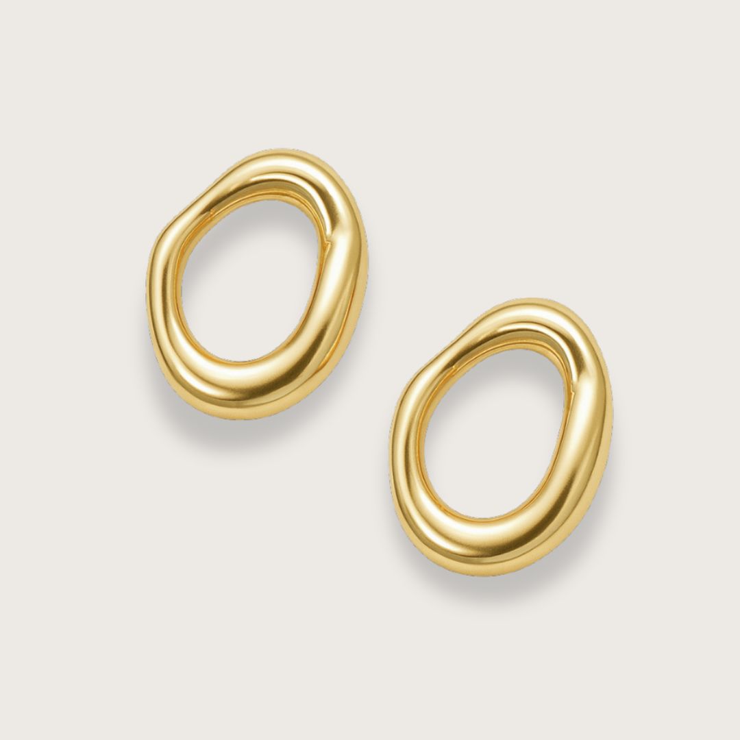 Aude små ovale ørestikkere