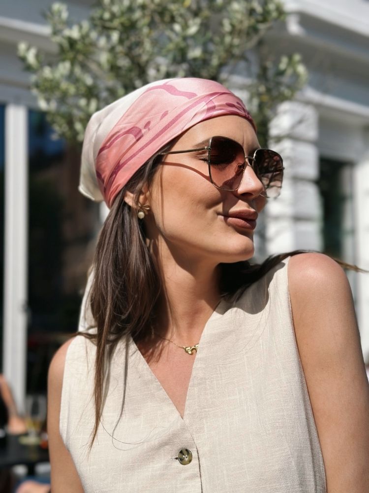 Bijou sløjfeøreringe med perlevedhæng – Guld - Chant du Matin