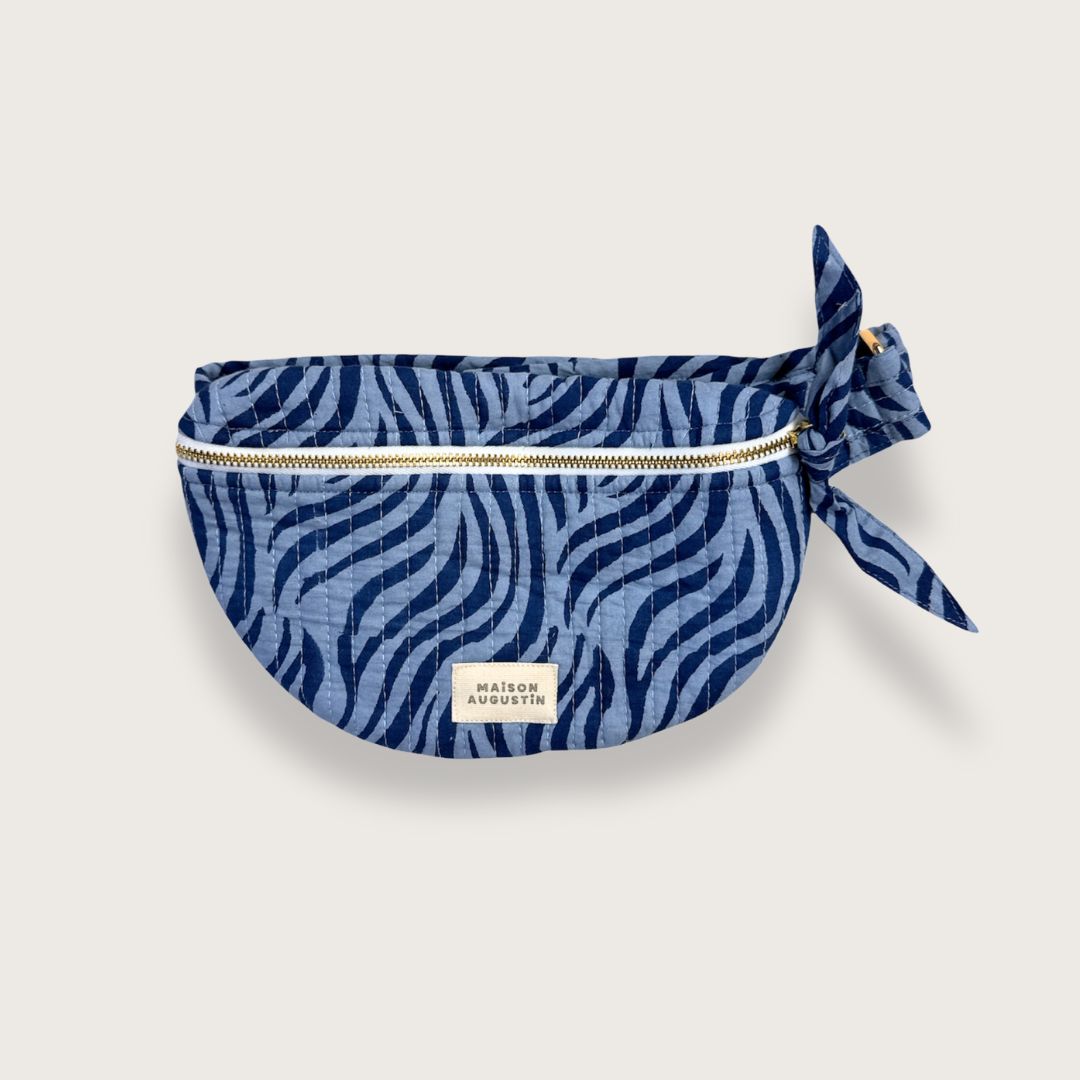 Zébre – Lille Bæltetaske (Blå) - Chant du Matin