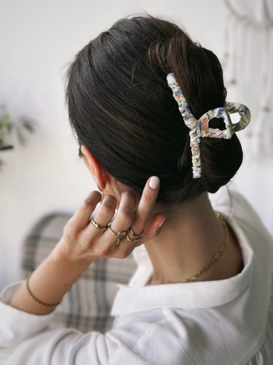 Violette hårklemme – Gul - Chant du Matin