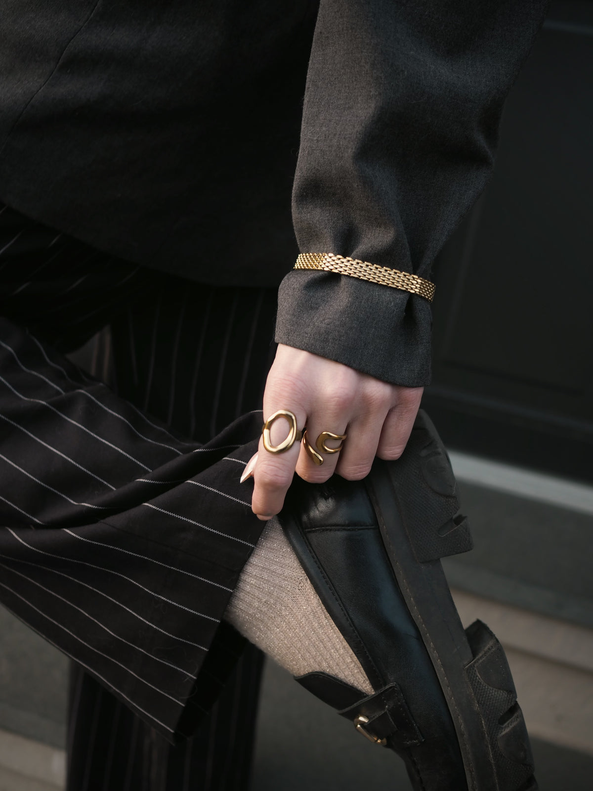 Elo forgyldt ring