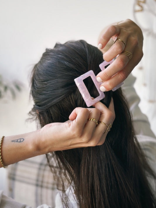 Éloïse hårklemme – Lyserød - Chant du Matin