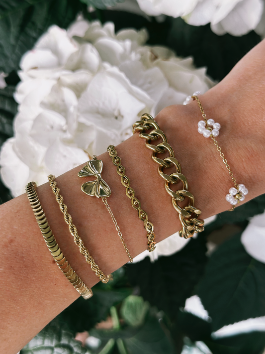 Câline snoet armbånd – Guld - Chant du Matin