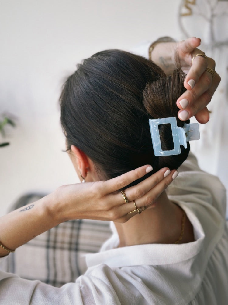 Éloïse hårklemme – Lyseblå - Chant du Matin