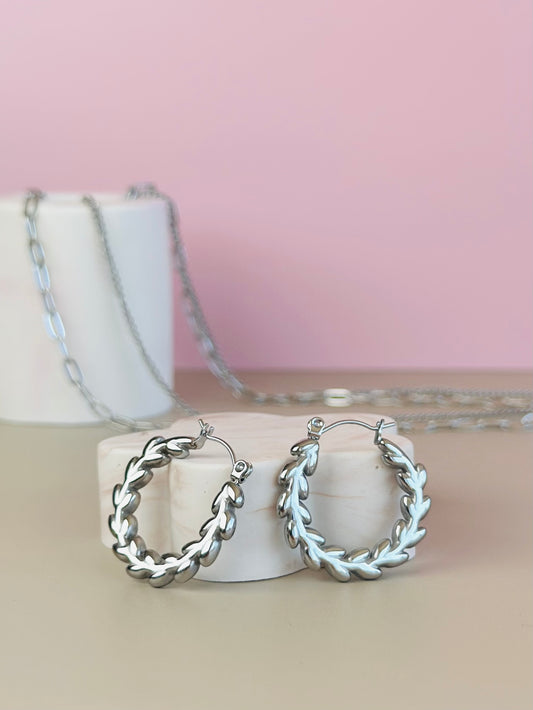 Aurélie øreringe – Sølv - Chant du Matin