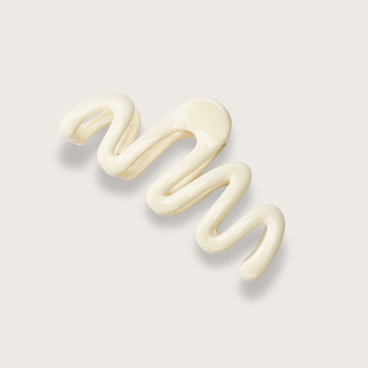Ondine hårklemme – Hvid