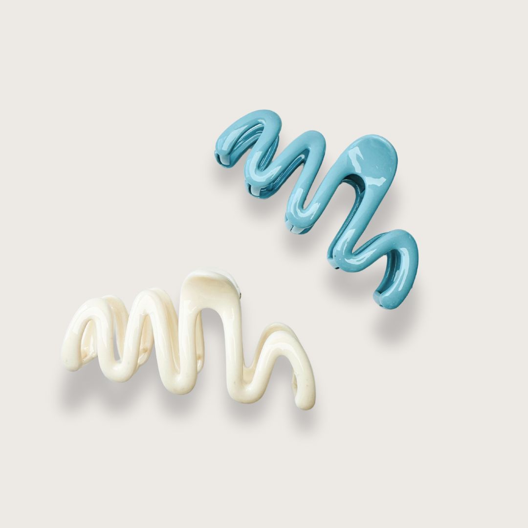 Ondine hårklemme – Hvid