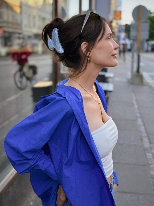 Lacey slider chain halskæde – Guldbelagt