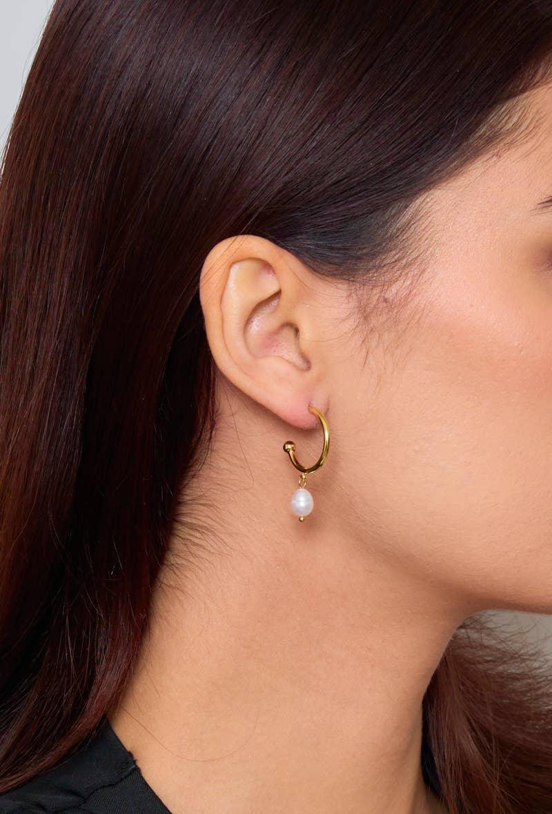 Coralie perleøreringe - Chant du Matin