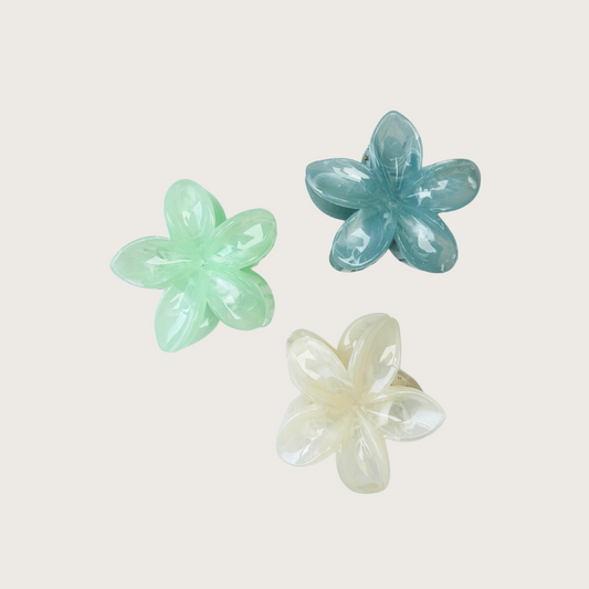 Fleuriane blomsterklemme – Grøn - Chant du Matin