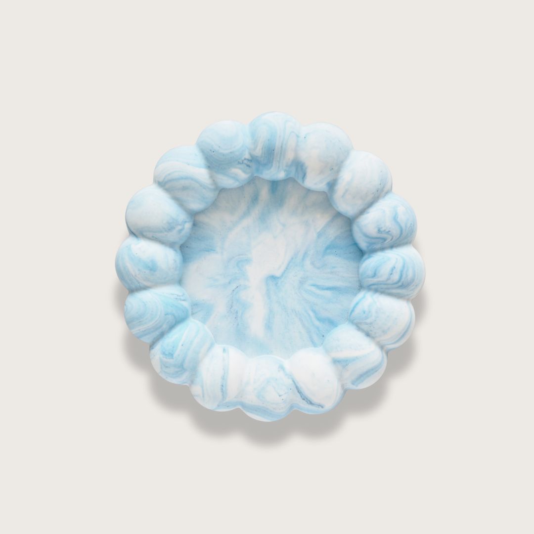 Perlée bakke – Blå marmor