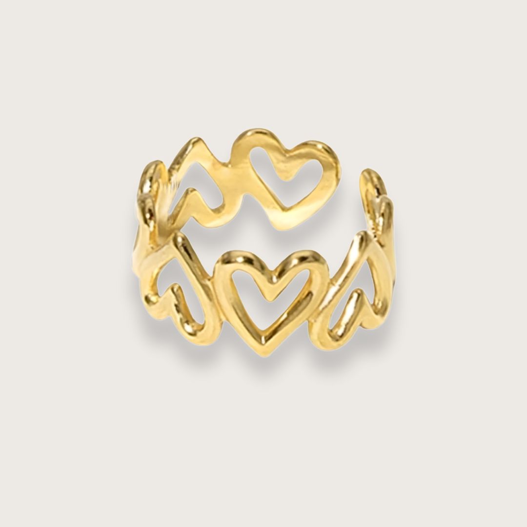 Thya & Eve bestseller bundle – Guldbelagte hjerteringe