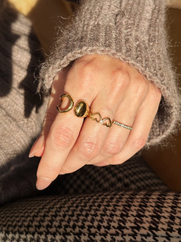 Lilou hjertering – Guld