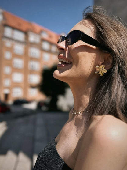 Soléne perlehalskæde – Guld - Chant du Matin