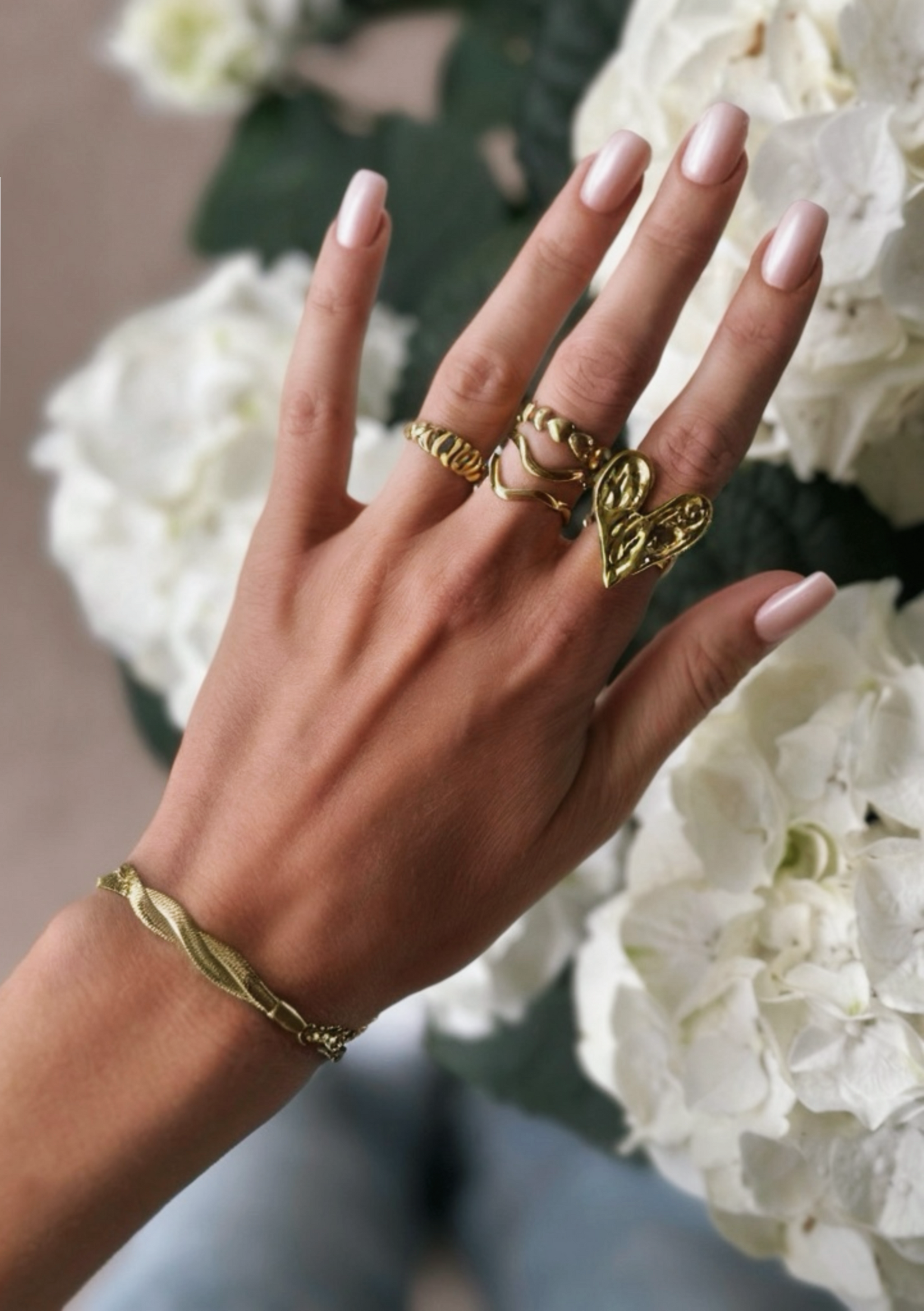 Apolline ring – Guld - Chant du Matin