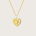 Marisol halskæde med hjertevedhæng - Guld