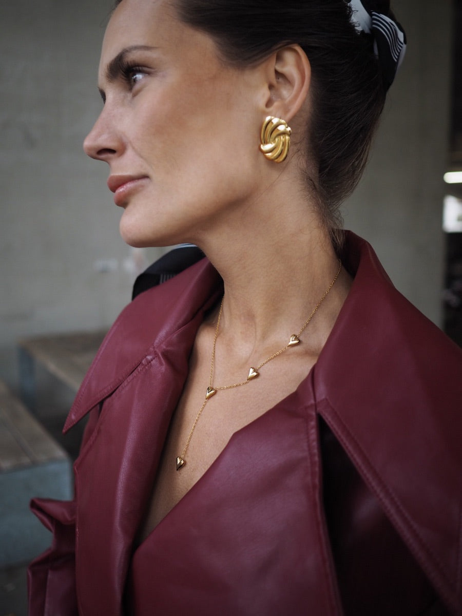 Léonie øreringe – Guld