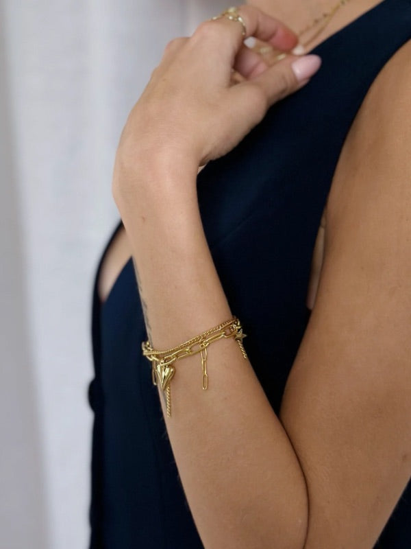 Chloé forgyldt armbånd