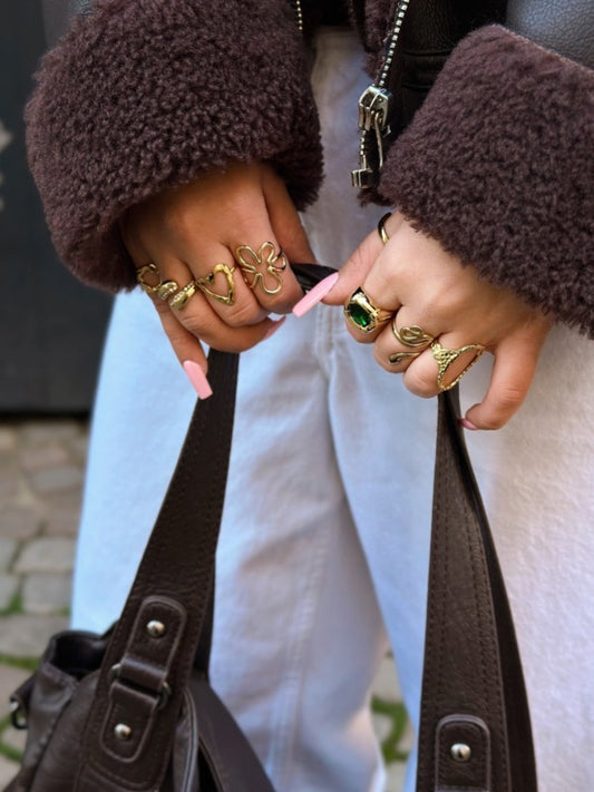 Indie forgyldt ring