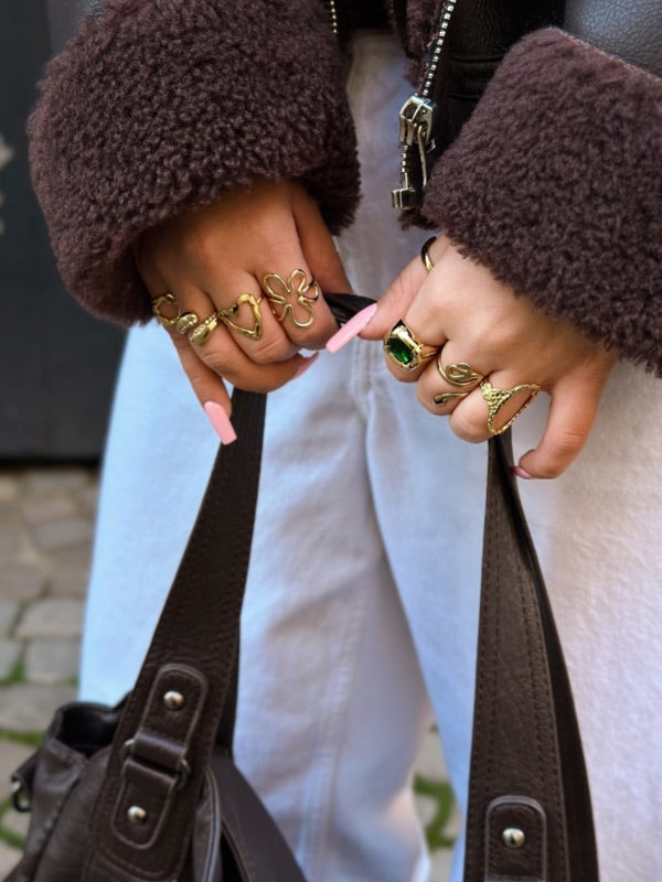 Indie forgyldt ring