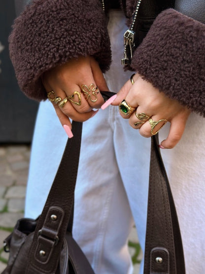 Indie forgyldt ring