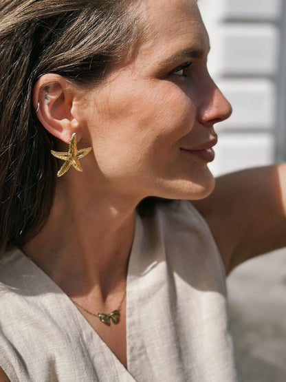 Lisette sløjfehalskæde – Guld - Chant du Matin