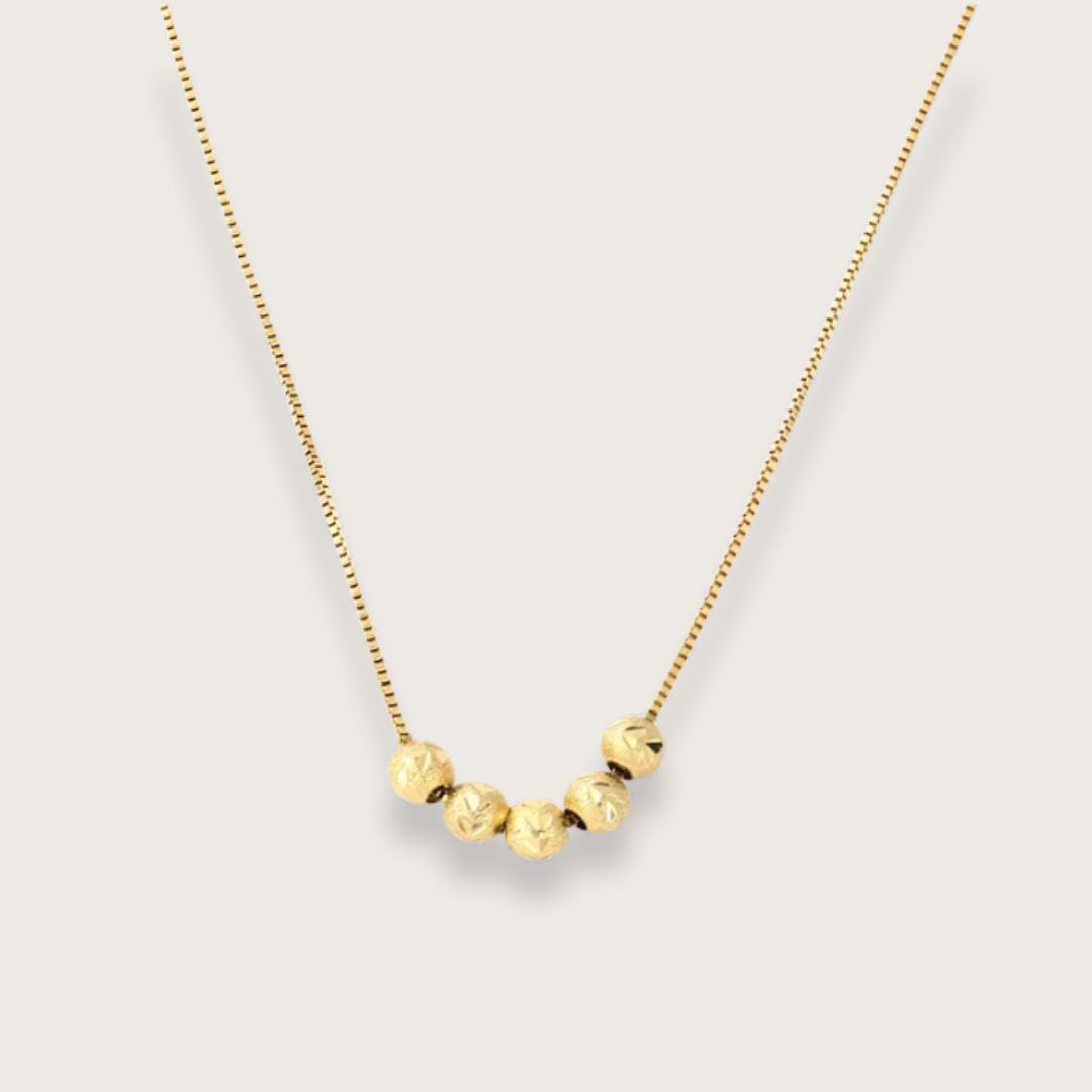 Avril halskæde – Guldbelagt