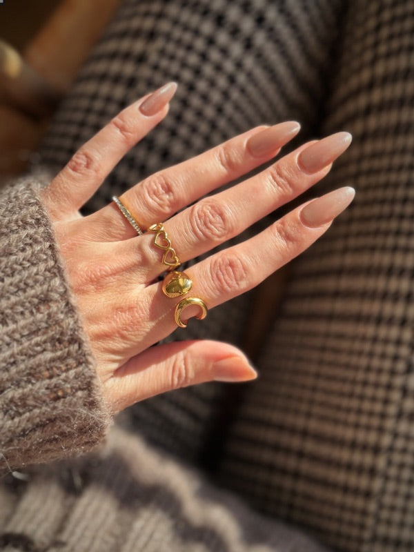 Lilou hjertering – Guld