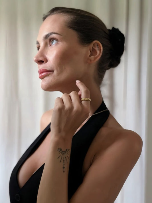 Maddy forgyldt ring