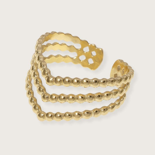 Clea forgyldt ring