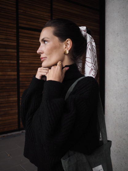 Jane satintørklæde