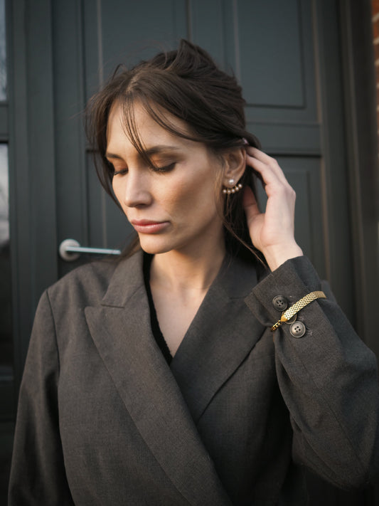 Holly armbånd – Guldbelagt