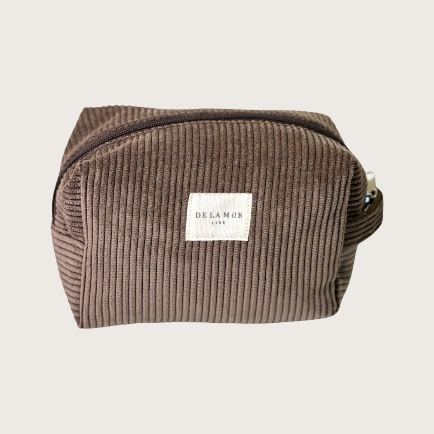 Auxerre toilettaske – Brunt fløjl - Chant du Matin