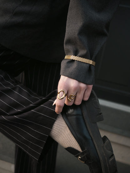 Elo ring – Guldbelagt