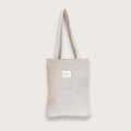 Calais – Lille tote bag i beige fløjl