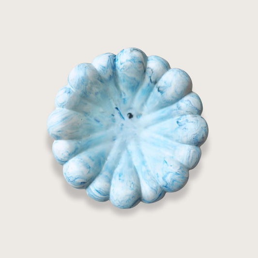 Capucine skål – Blå marmor