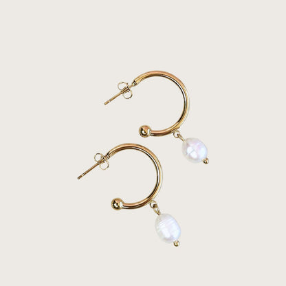 Coralie perleøreringe - Chant du Matin