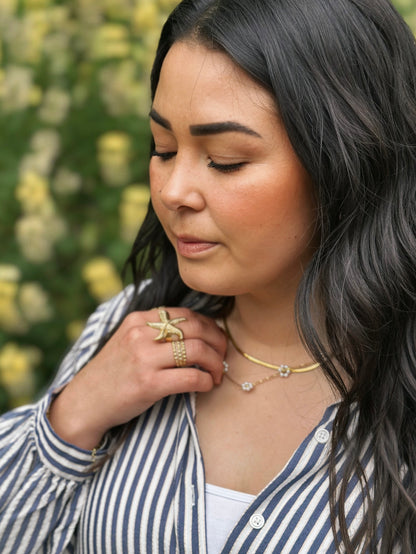 Clemmy ring – Guld - Chant du Matin