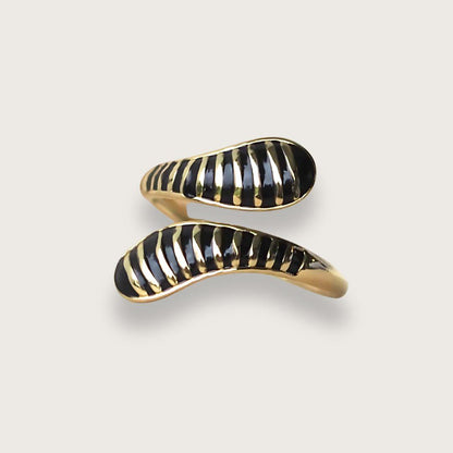 guldringe til kvinder guldbelagt emaljering vandfast delphine 