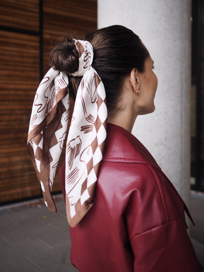 Jane satintørklæde