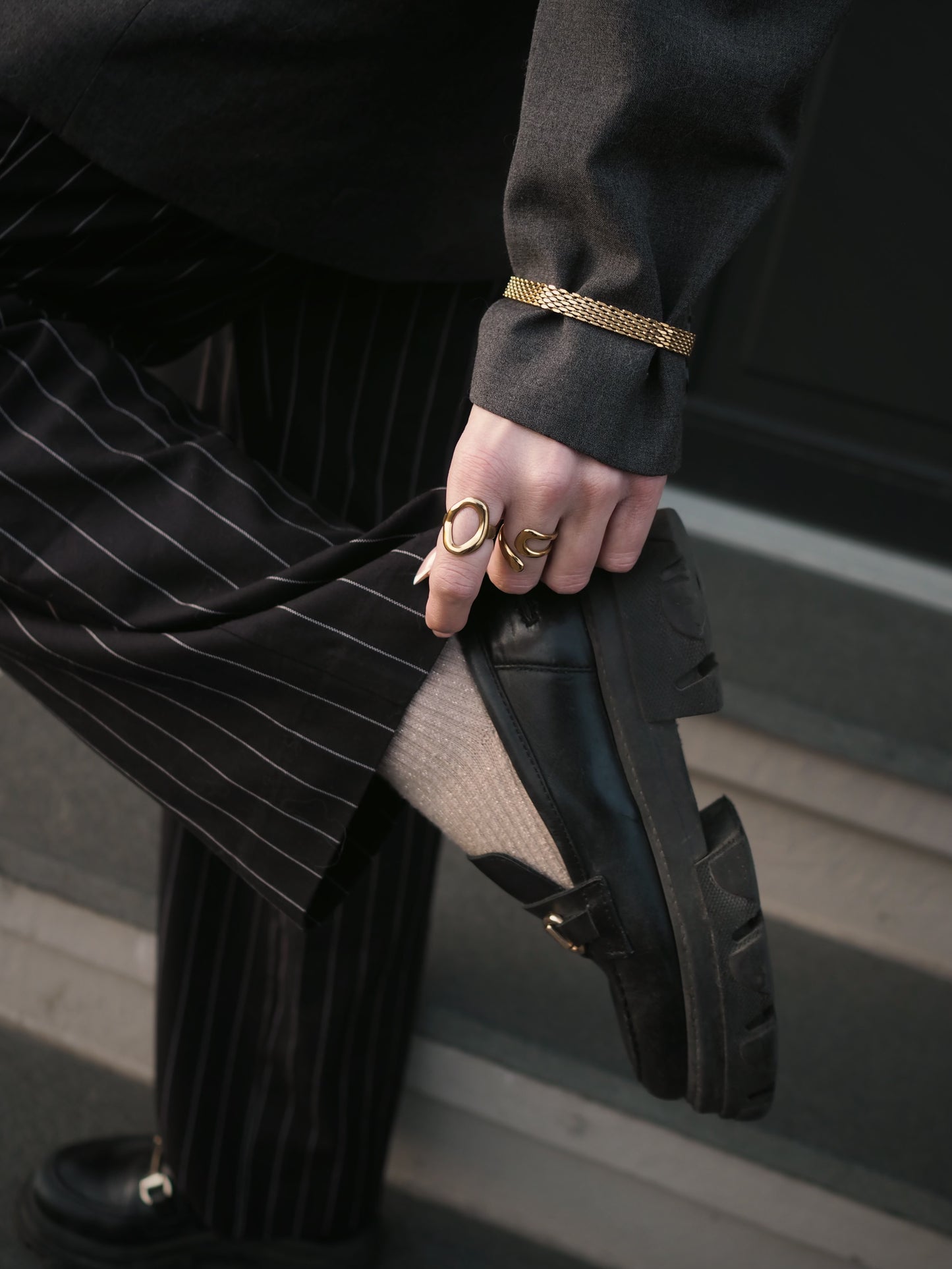 Holly armbånd – Guldbelagt