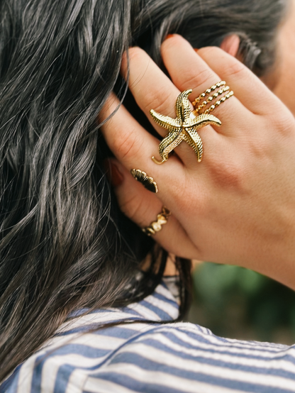 Clemmy ring – Guld - Chant du Matin