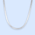 Zoé flat snake chain halskæde - 3mm