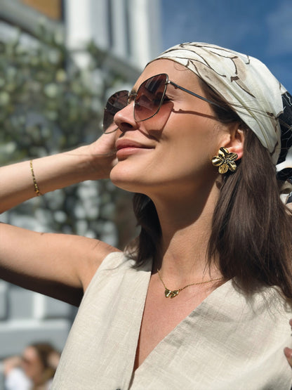 Lisette sløjfehalskæde – Guld