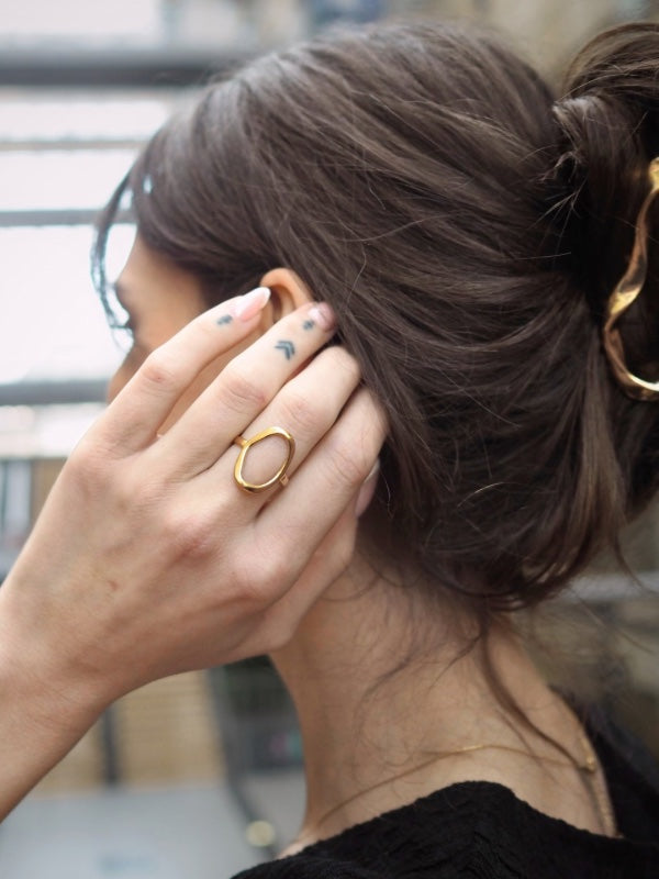 Eva ring – Guldbelagt