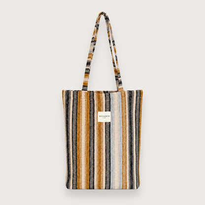 Lavigny - Lille tote bag med stribet mønster