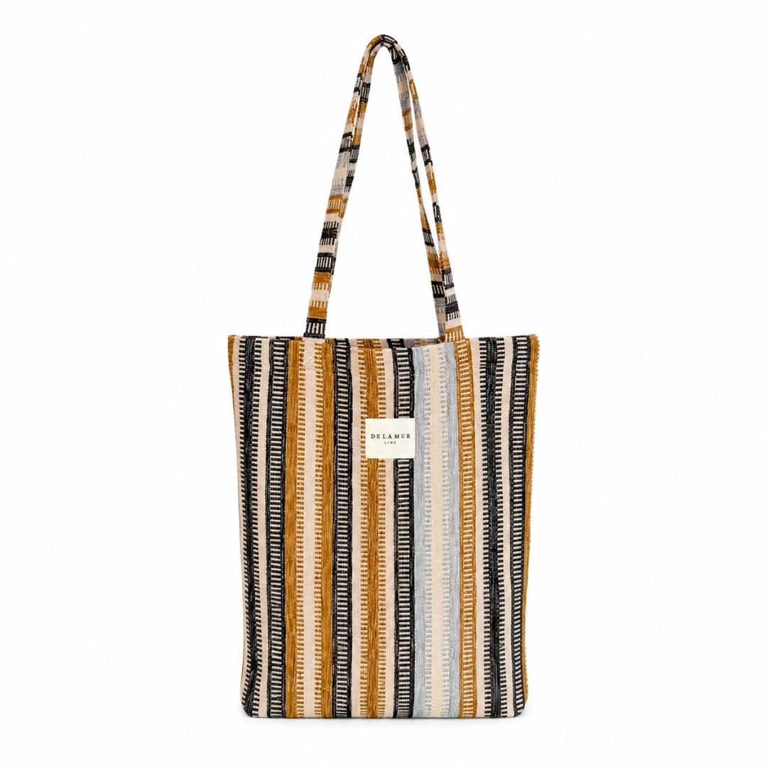 Lavigny - Lille tote bag med stribet mønster